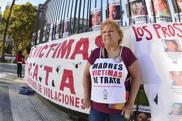 Margarita Meira: su hija fue captada por una red de trata y luego fue asesinada.